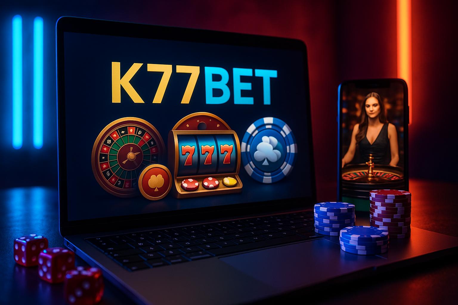 Jogos de cassino online inovadores e emocionantes na K77BET