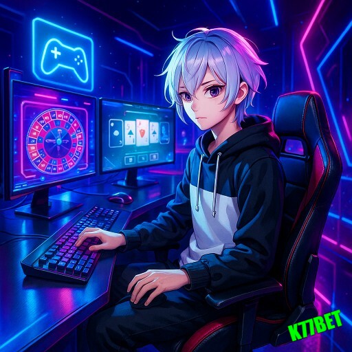 Imagem promocional da K77BET mostrando a plataforma e suas vantagens