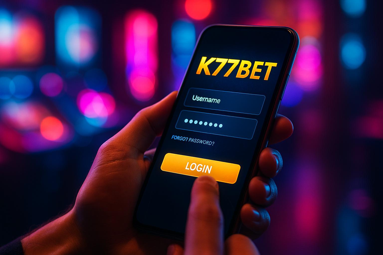 Registro na K77BET Garante Acesso a uma Vasta Seleção de jogo